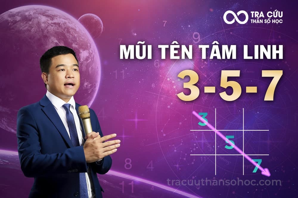 Mũi tên 357 trong thần số học là gì? Ý nghĩa mũi tên 3-5-7 như thế nào? 1 Giải Mã Mũi Tên 3-5-7 Trong Thần Số Học Chính Xác Nhất