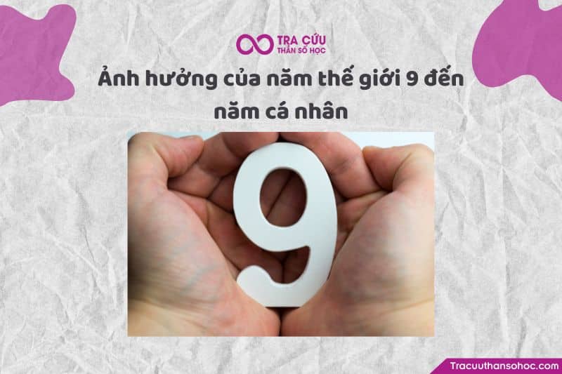 Năm thế giới số 9 có tác động mạnh mẽ tới từng năm cá nhân. Năm thế giới số 9 có tác động mạnh mẽ tới từng năm cá nhân.