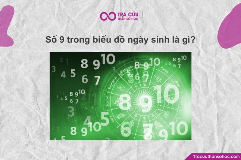 Số 9 trong biểu đồ ngày sinh là gì?