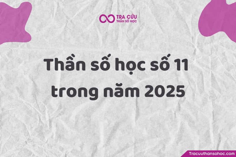 Trong năm thế giới 2025 - năm số 9 này, người số 11 có tiềm năng để đạt được thành công lớn