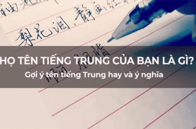 Gợi ý 300+ tên tiếng Trung cho con ý nghĩa hưởng phúc khí trọn đời
